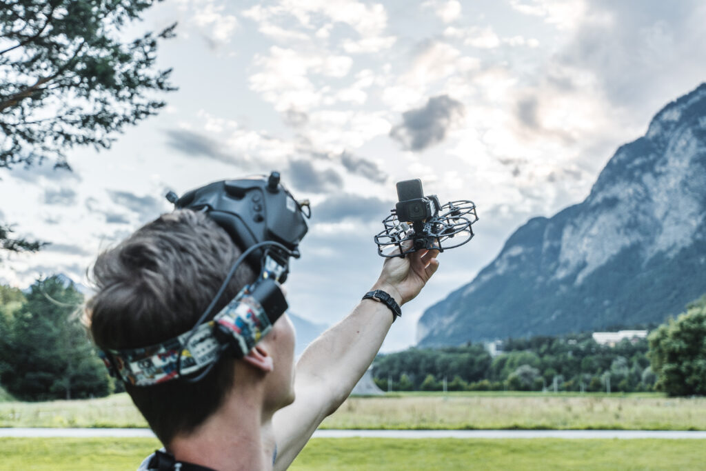 FPV Drohne Tirol bei Social Media Content Produktion Innsbruck, Tirol. SO2 Media